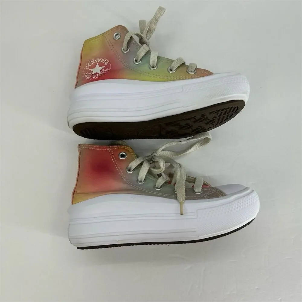 Converse Chuck Taylor All Star Mermaid Platform Sneakers Size 12 Tie Dye